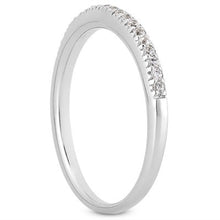 14k White Gold Fancy Engraved Pave Diamond Wedding Ring Band, size 8