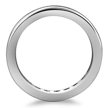 14k White Gold Eternity Ring with Channel Set Round Diamonds, size 4.5